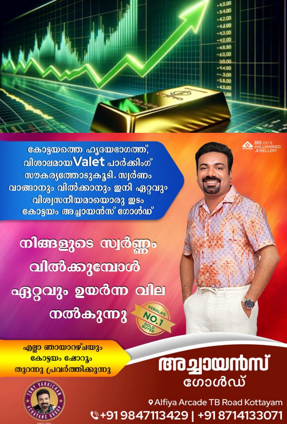 *സ്വർണ്ണത്തിന് ചരിത്ര വില 90,000 രൂപ, വില്പന 90320 രൂപക്ക്*